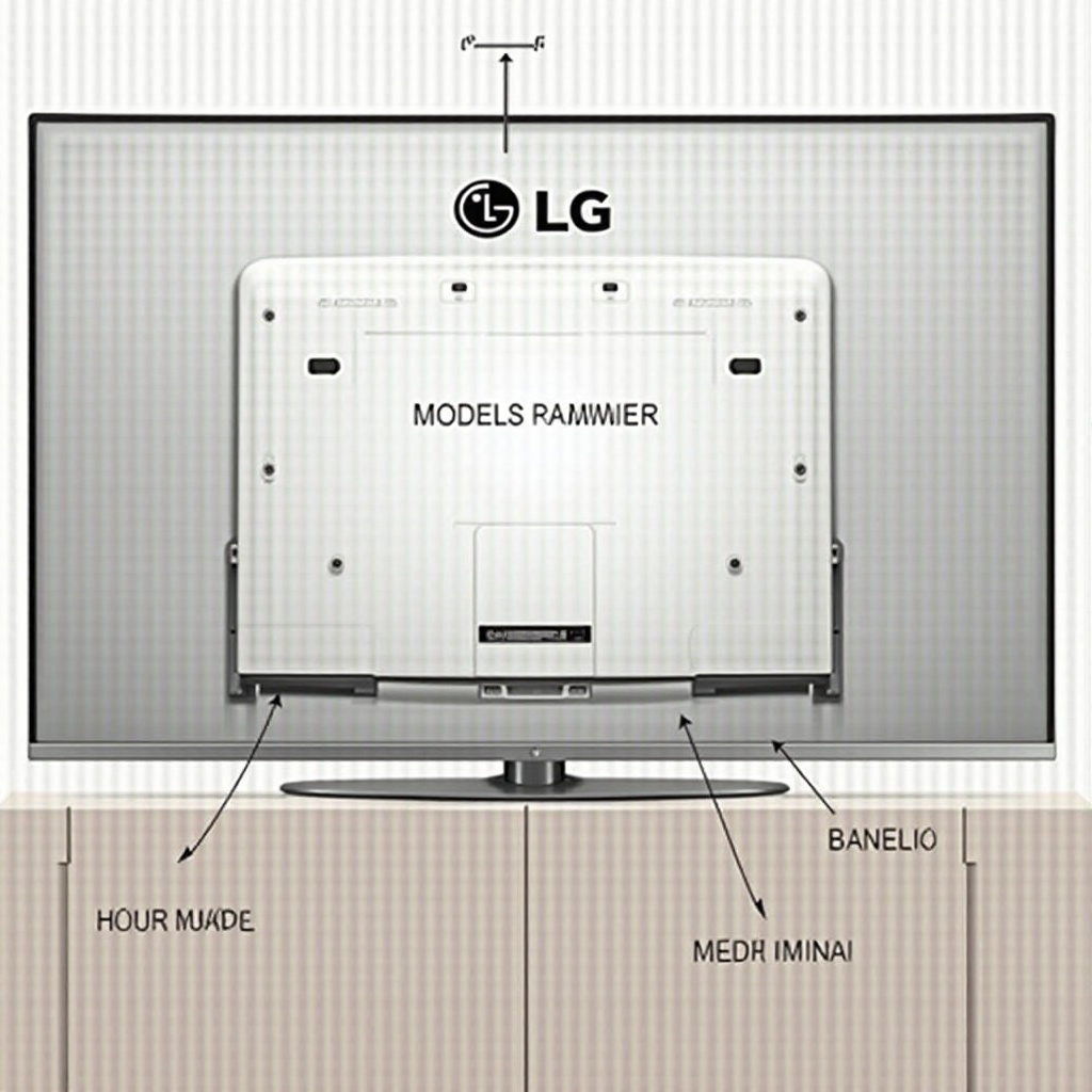 jak najít číslo modelu na TV LG