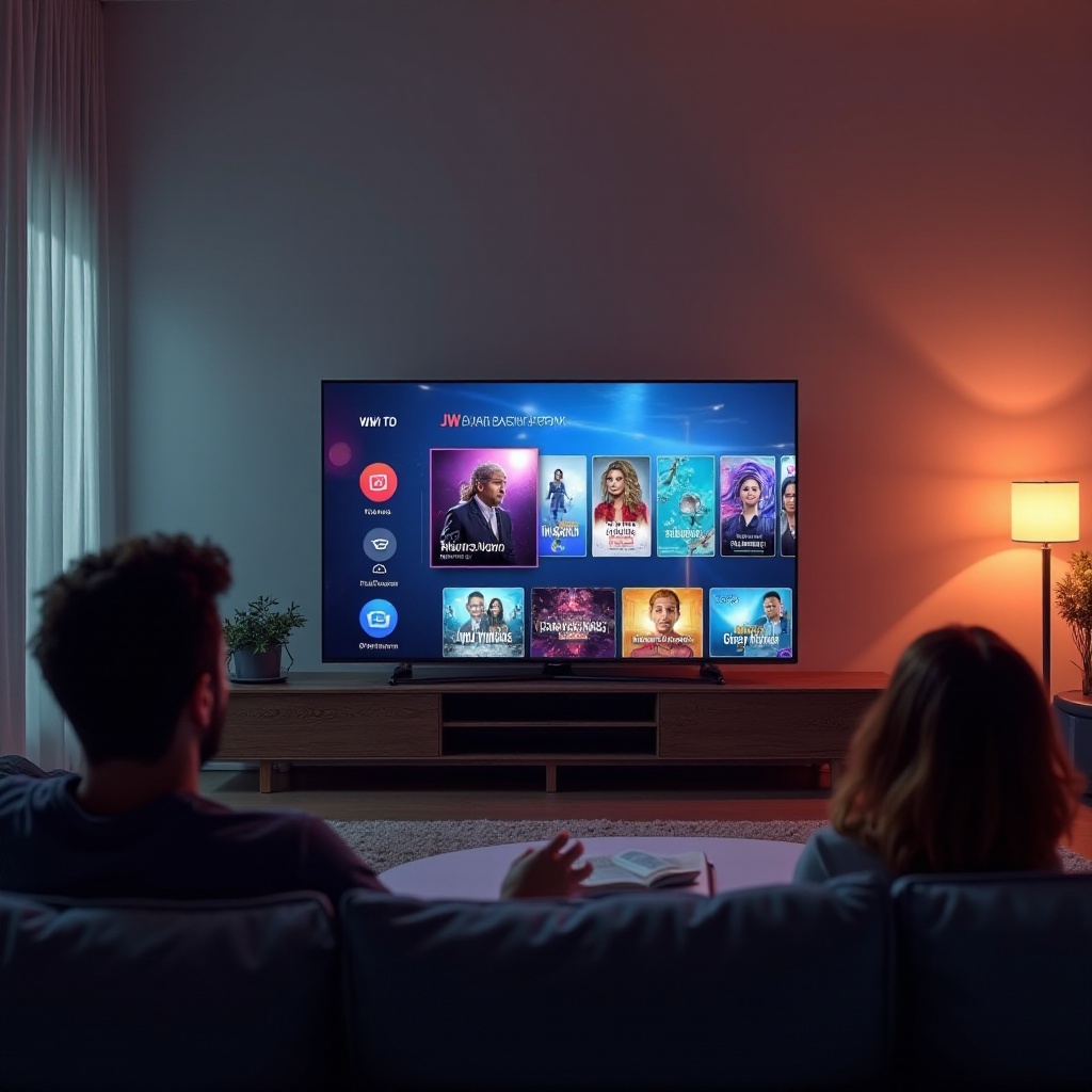 wie man JW Broadcasting auf Smart-TV ansieht