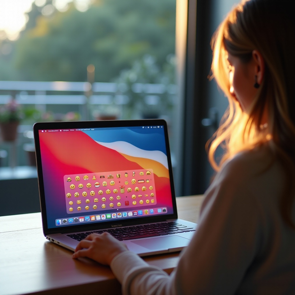 macOS emoji tastatura