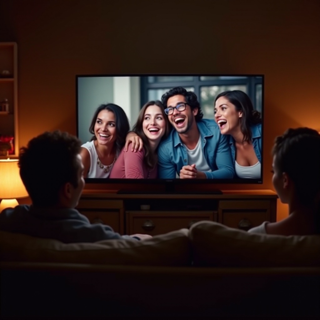 wie man Netflix mit Freunden auf einem Smart-TV anschaut