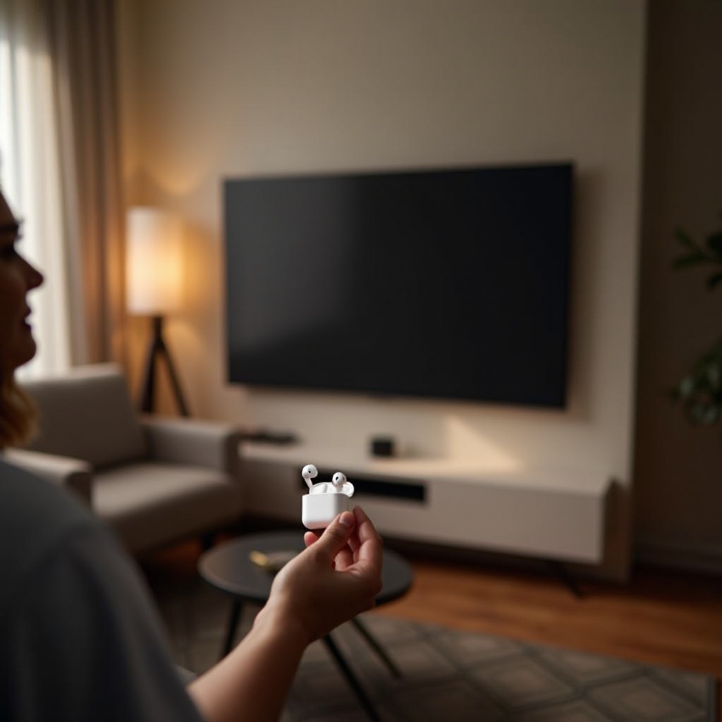 jak sparować AirPods z telewizorem Samsung