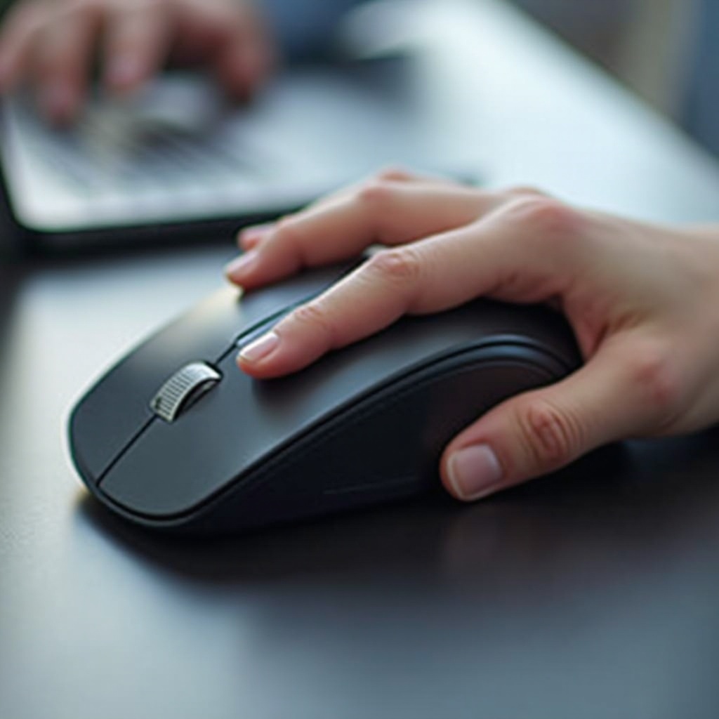 Mouse per destri per mani ferite