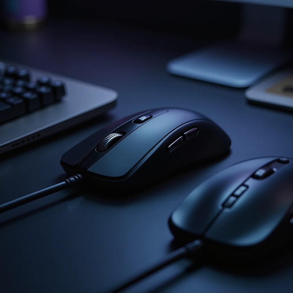 mouse con cavo lungo