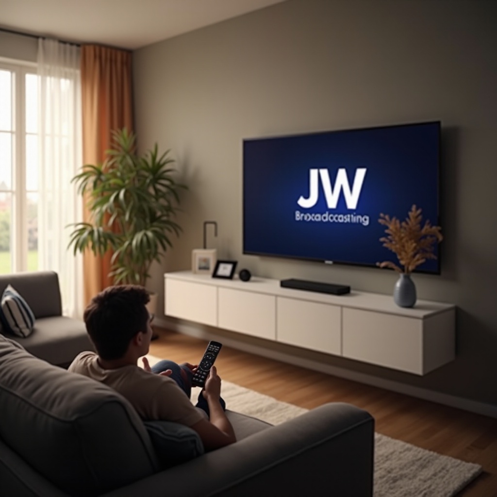 jak sledovat JW Broadcasting na chytré televizi