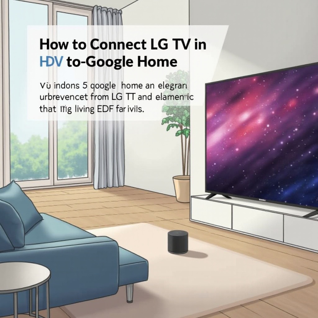 jak połączyć telewizor LG z Google Home