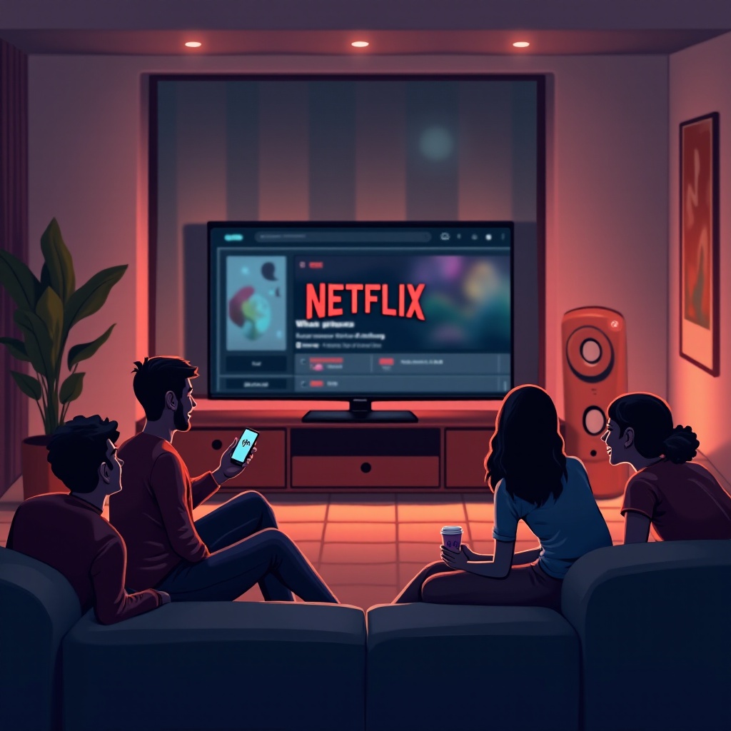 come guardare Netflix con gli amici su una smart TV