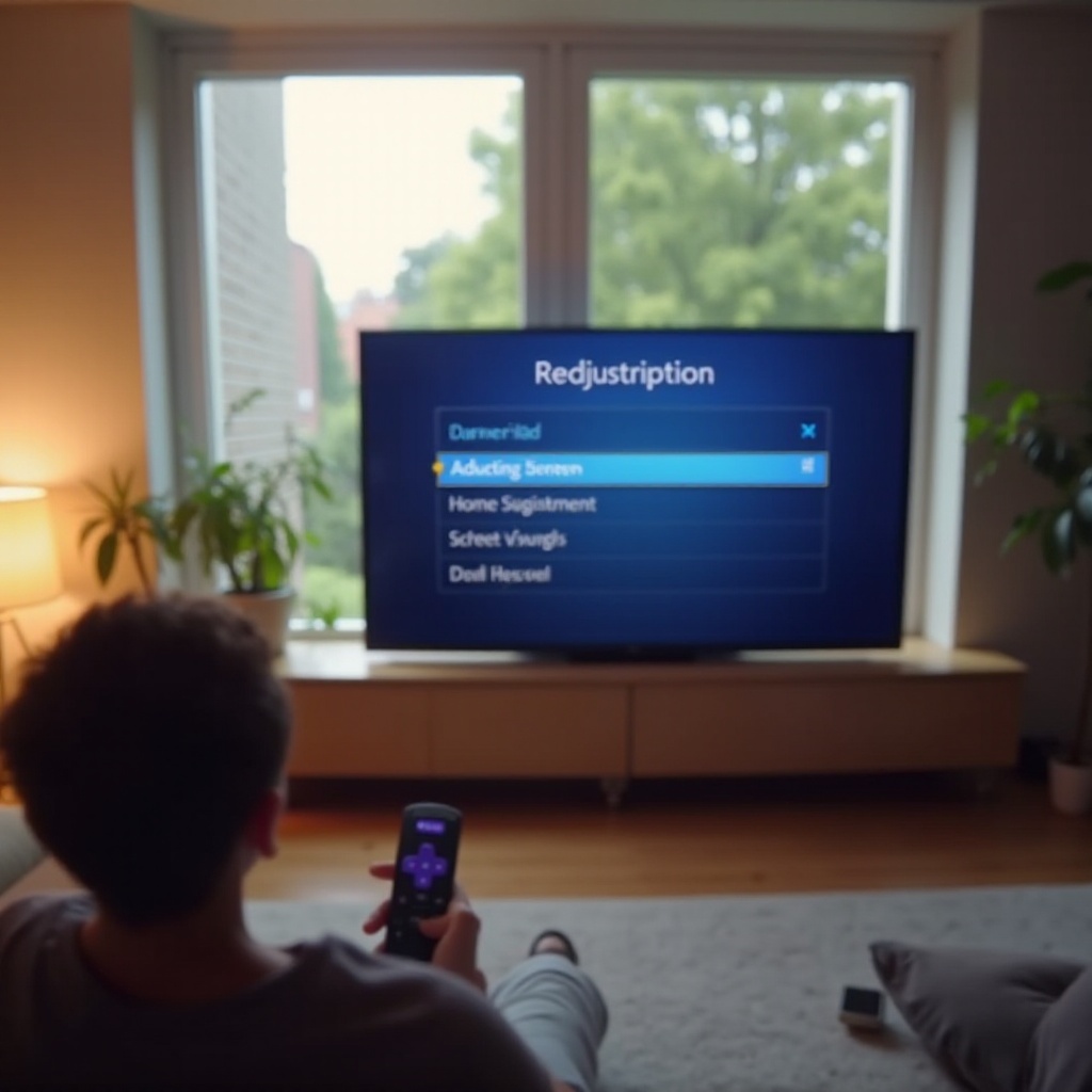 come modificare la dimensione dello schermo su Roku TV