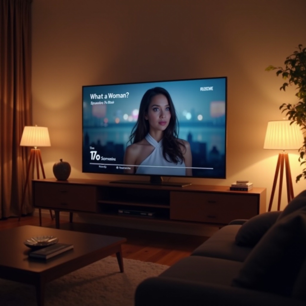 Wie man 'What is a Woman' auf einem Smart-TV anschaut