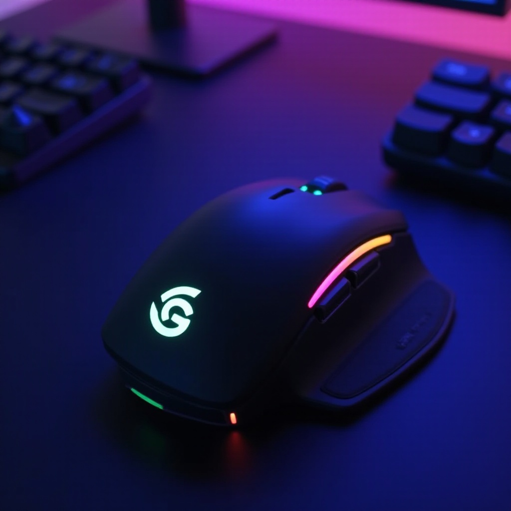 Bezprzewodowa mysz do gier z bocznymi przyciskami