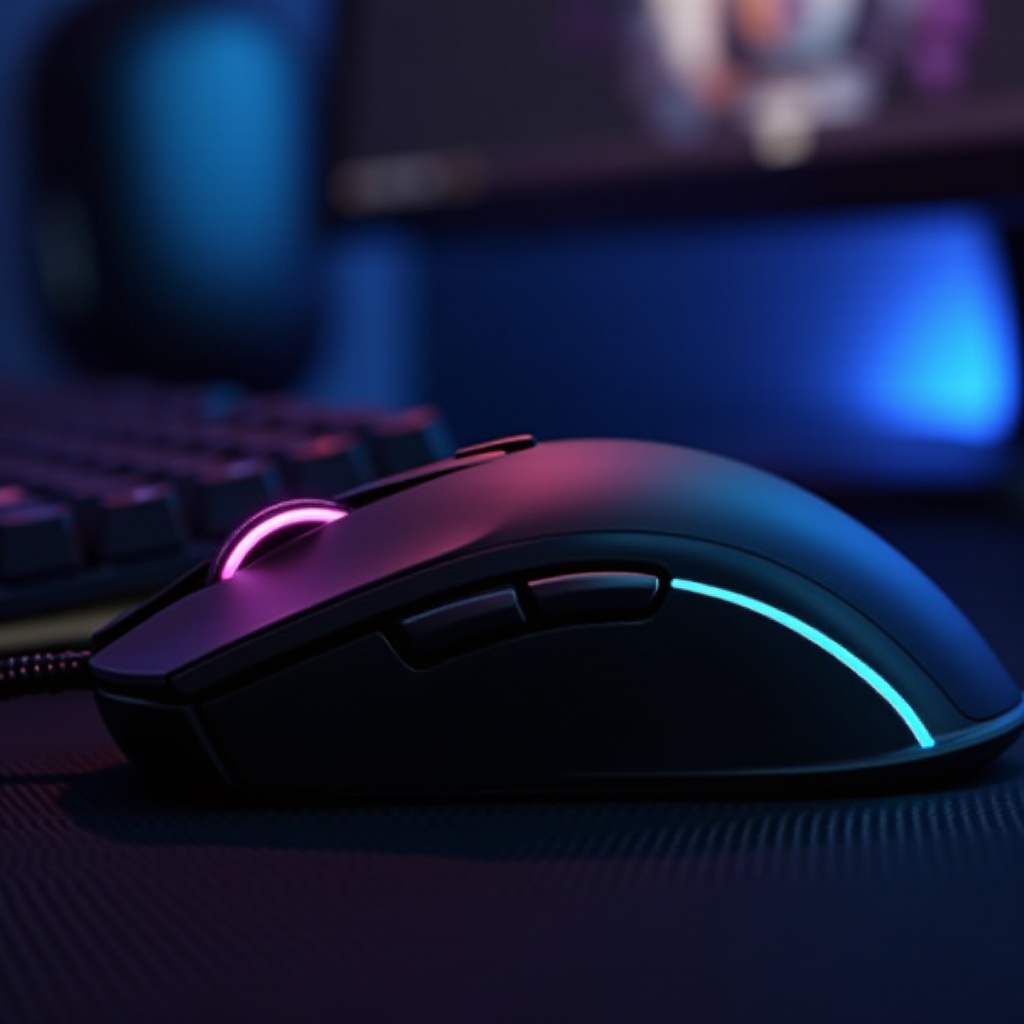 Kabellose Gaming-Maus mit Seitentasten