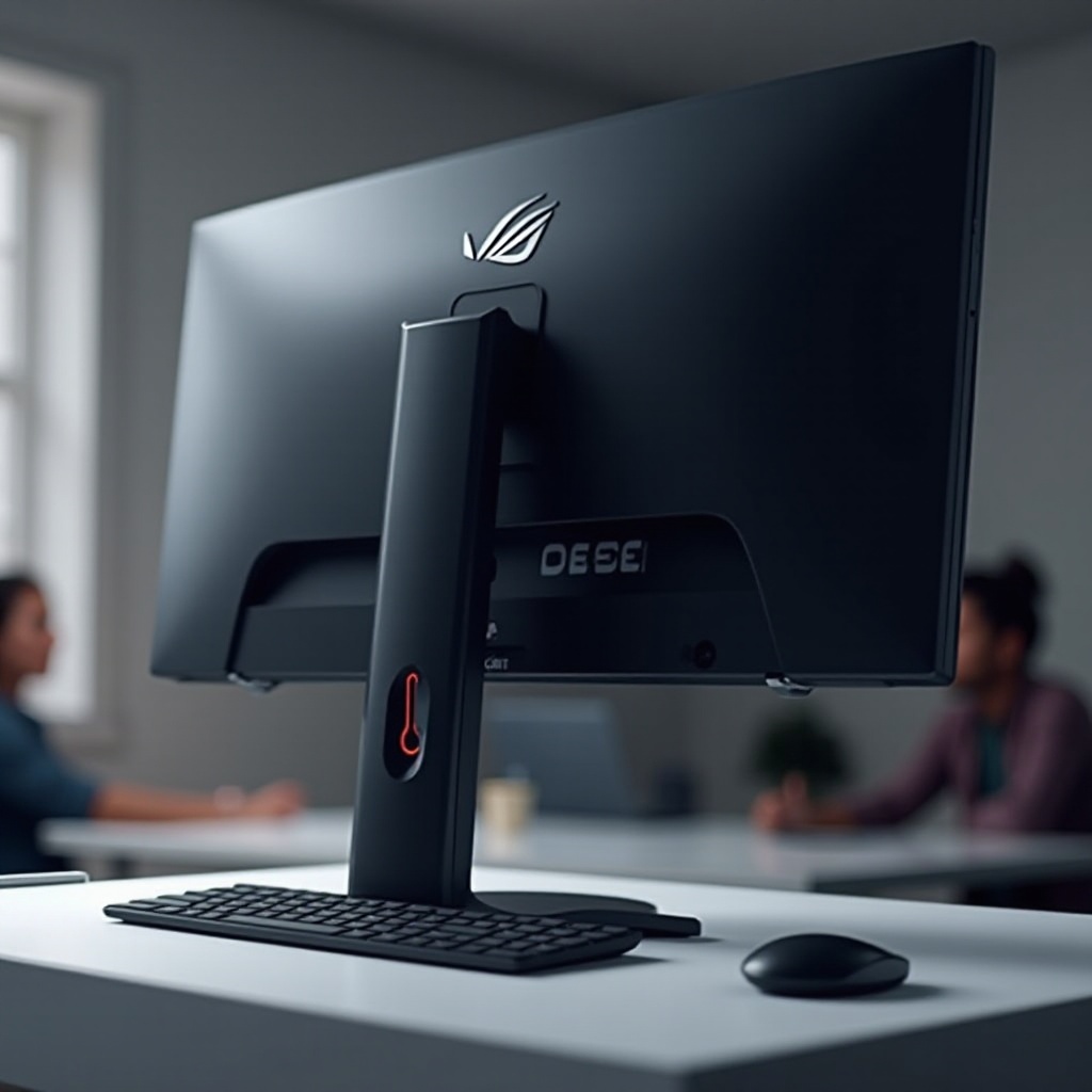 wie man einen Asus Monitor einschaltet