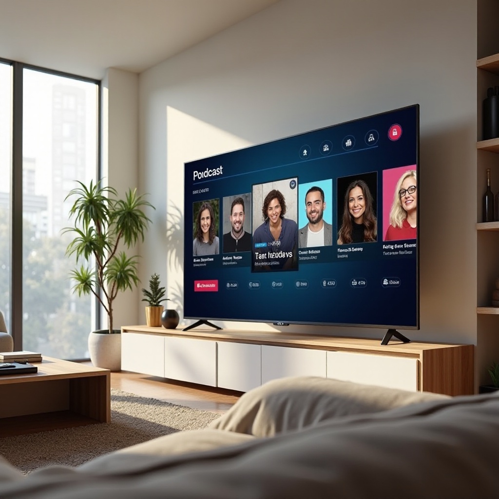 kako gledati podkaste na pametnom TV-u