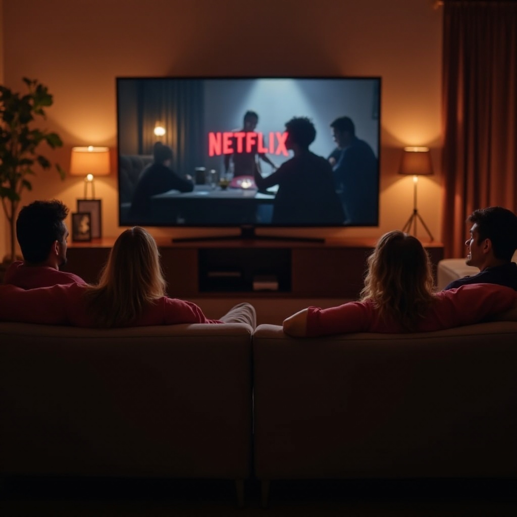jak oglądać Netflixa z przyjaciółmi na smart TV
