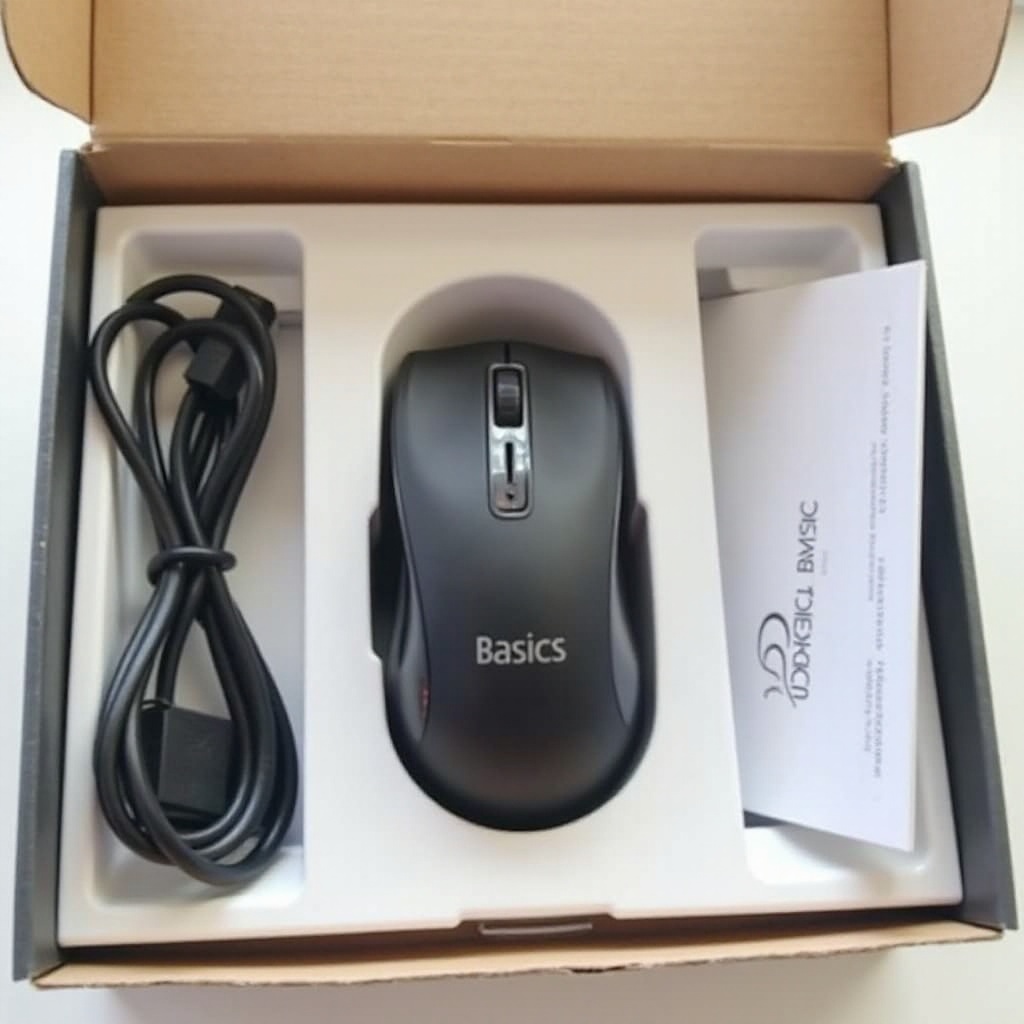 recenze myši Amazon Basics