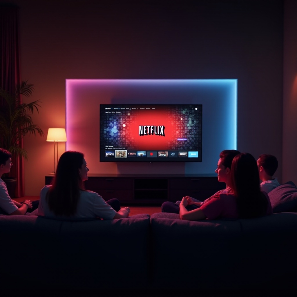 jak sledovat Netflix s přáteli na chytré televizi