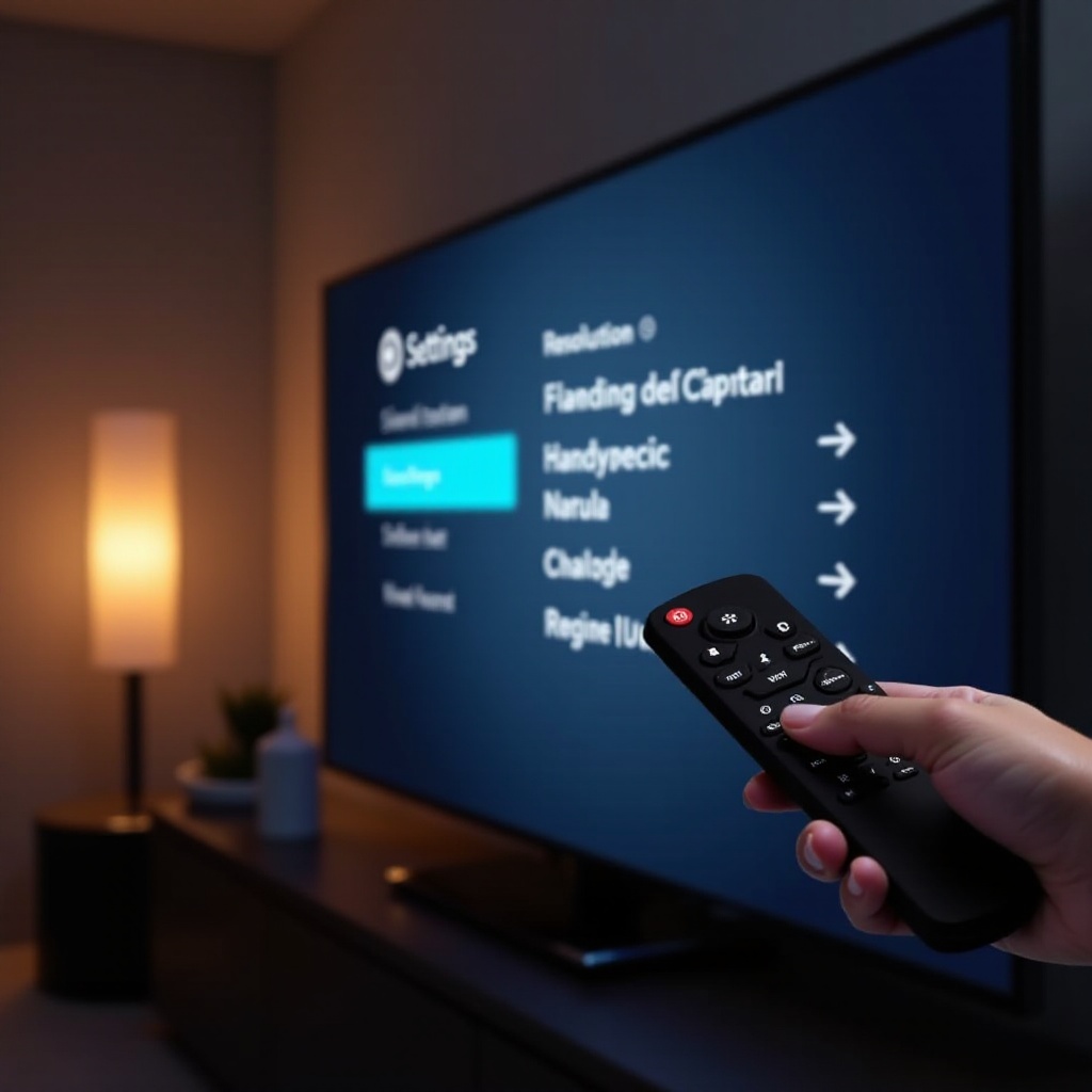 wie man die Auflösung auf LG-Fernseher ändert