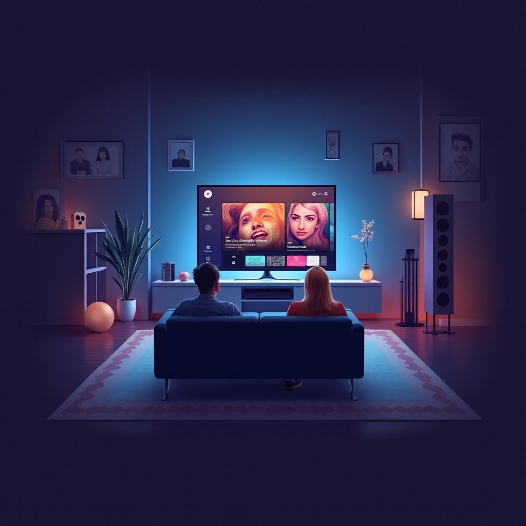 wie man Podcasts auf einem Smart-TV sieht
