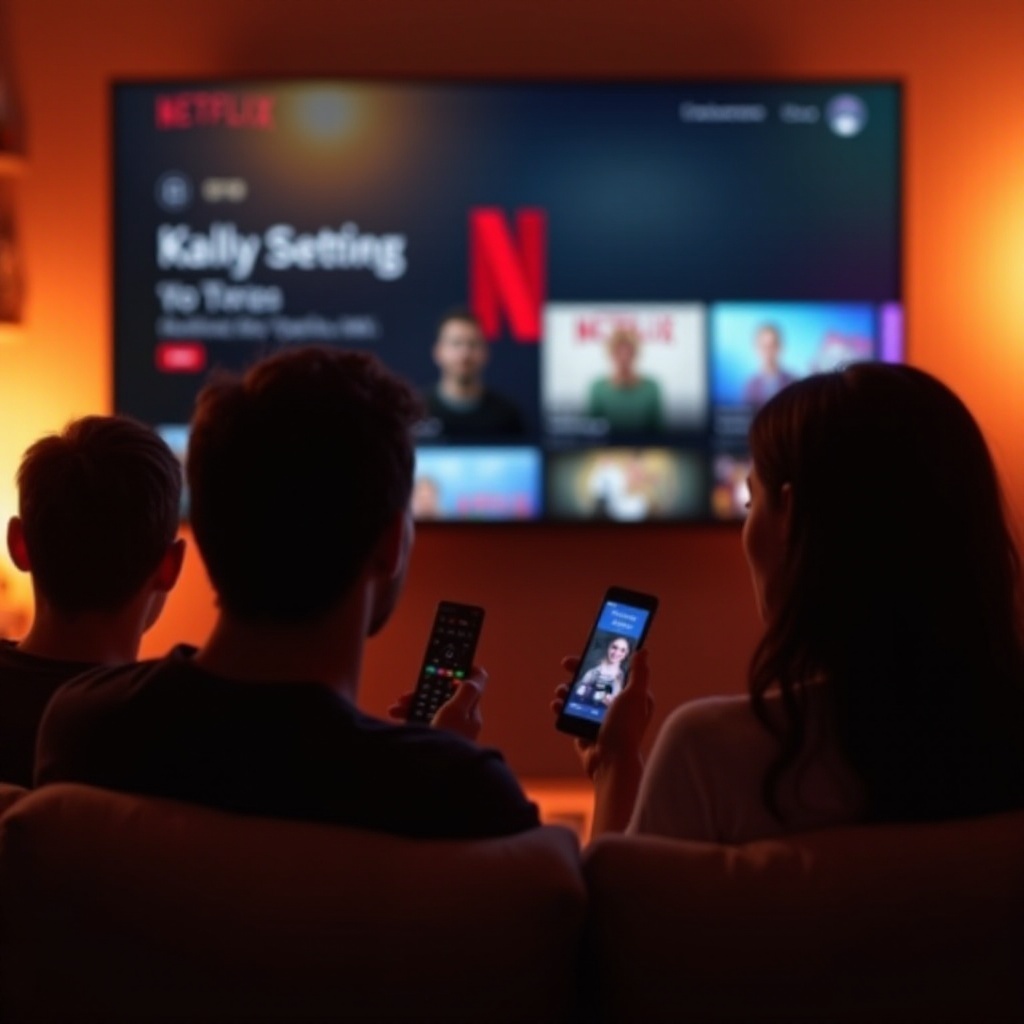 jak sledovat Netflix s přáteli na chytré televizi