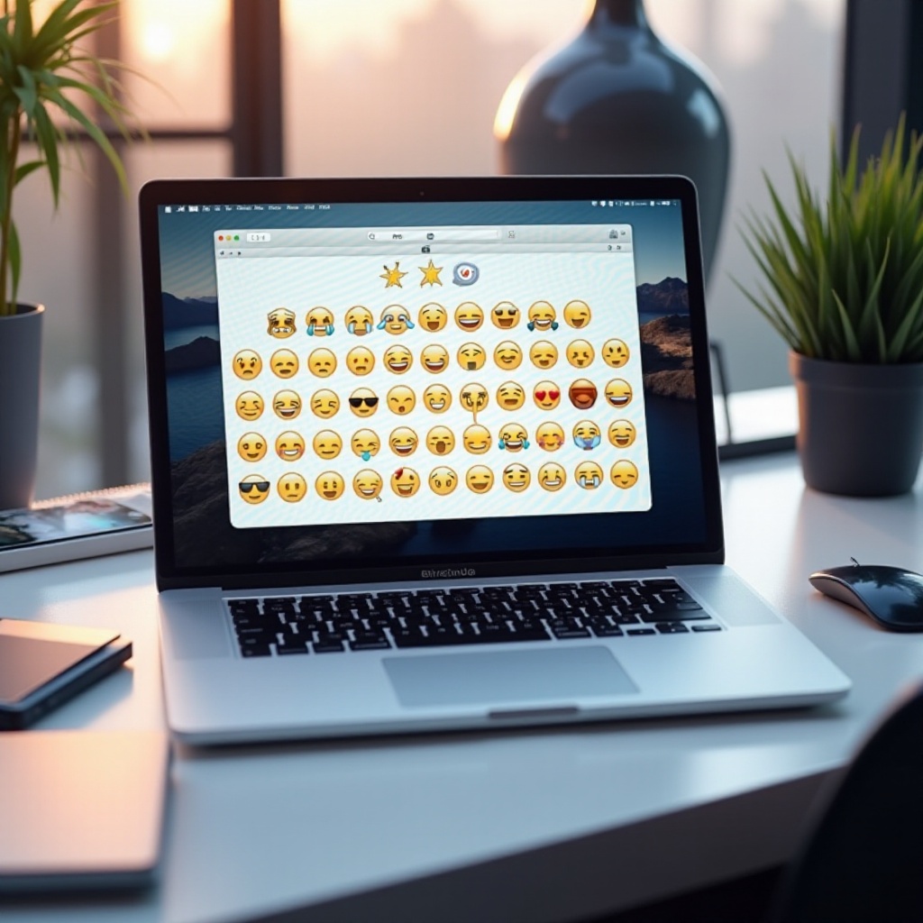 klawiatura emoji macOS