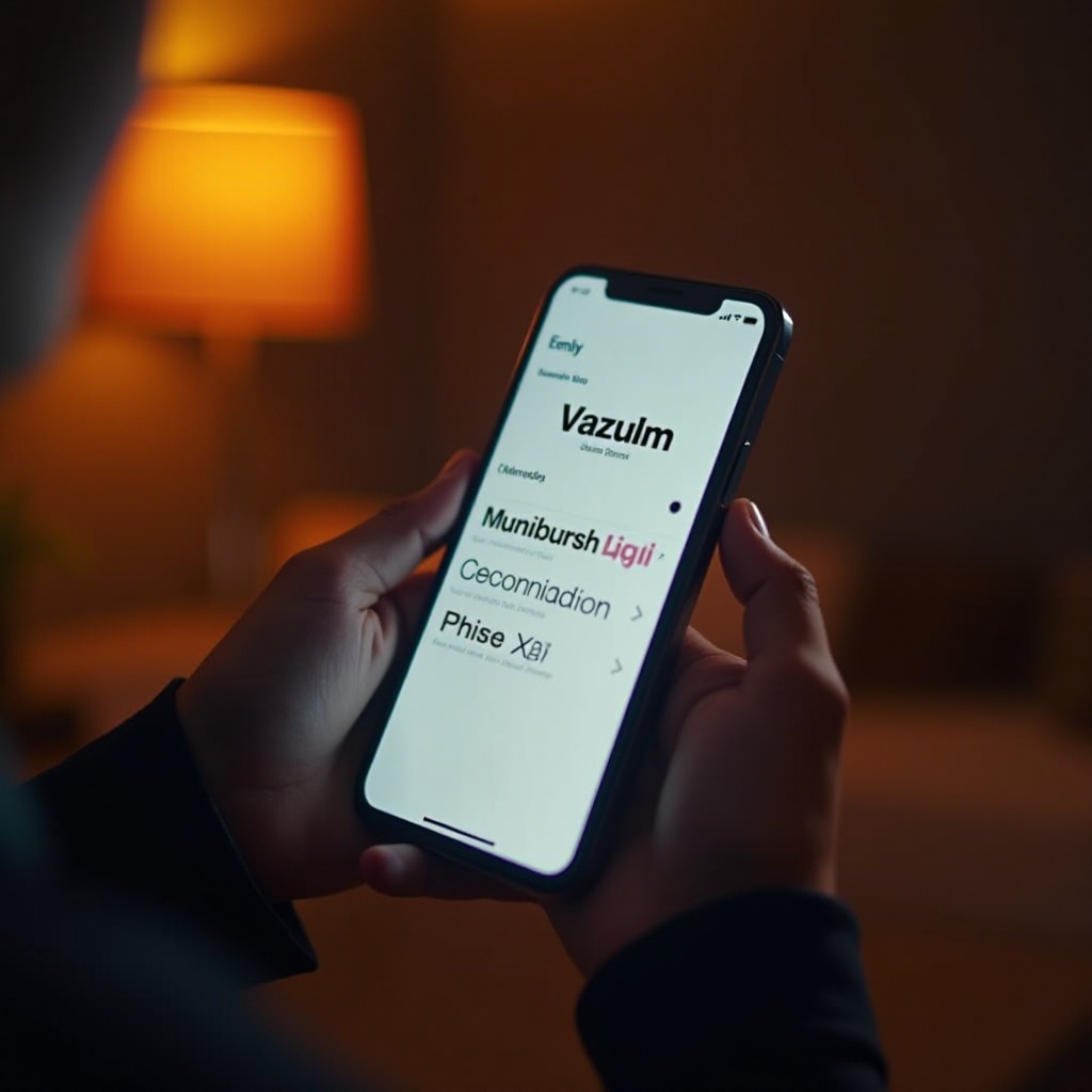 jak mogę zmienić czcionkę w moim telefonie