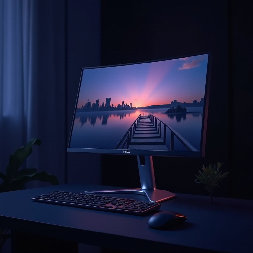 jak włączyć monitor Asus