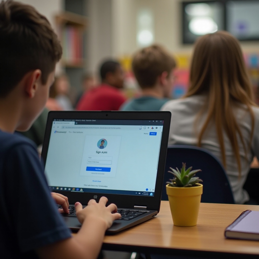 како одјавити школски Chromebook