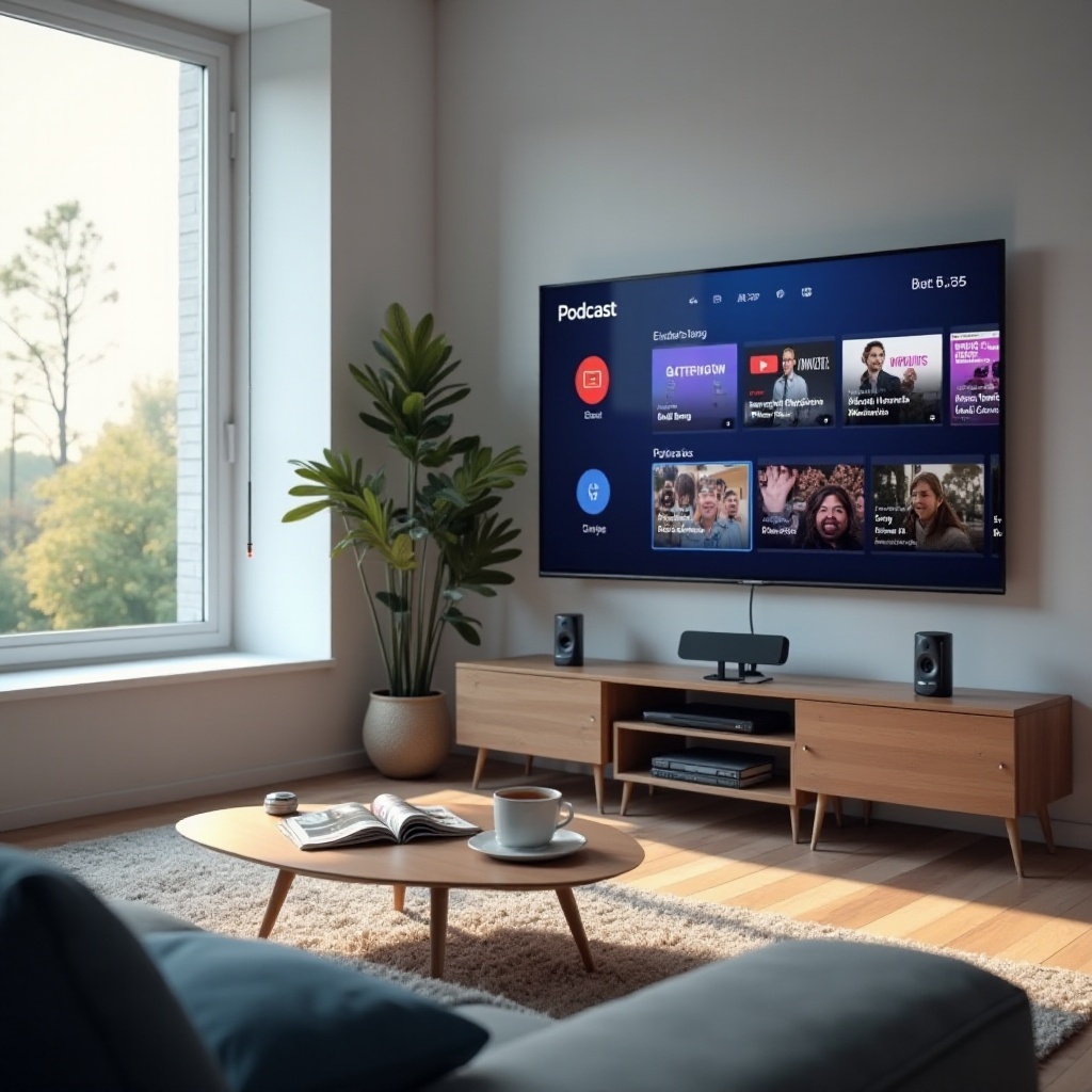 jak oglądać podcasty na smart TV