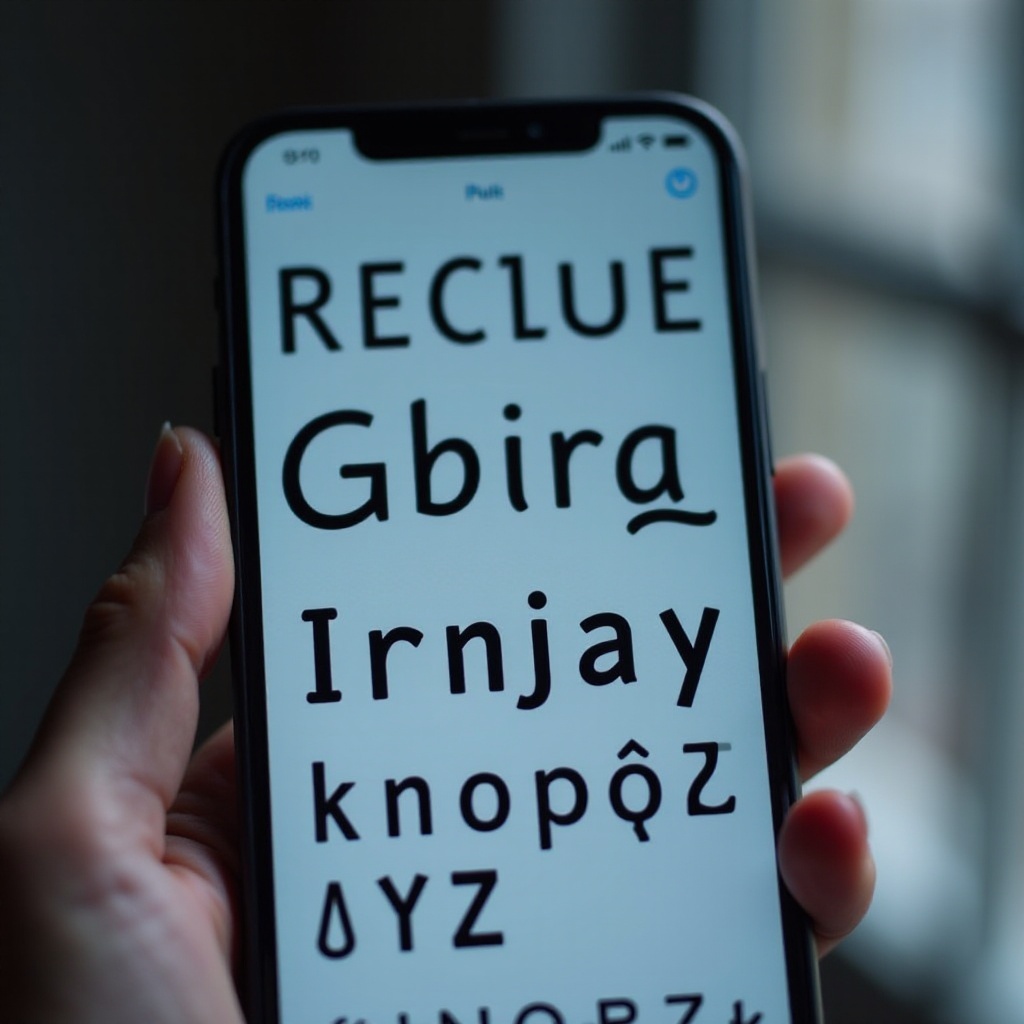 kako mogu da promenim font na svom telefonu